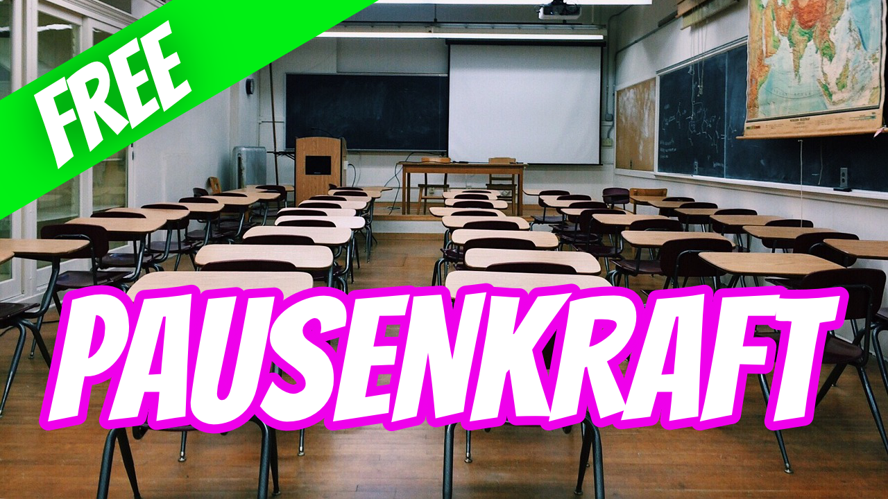 Pausenkraft - Ein leerer Klassenraum